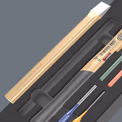 Wera 05150182001 martello Set di mazzuole a testa battente Nero, Legno
