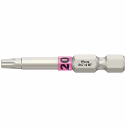 Dettagli tecnici Dimensione (Cacciavite) TX 20 Dimensione del prodotto, lunghezza 50 mm Forza TORX Impronta (cacciavite) 1/4" ...