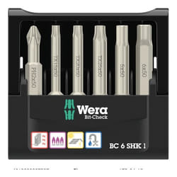 Wera 05073631001 punta per cacciavite 6 pz