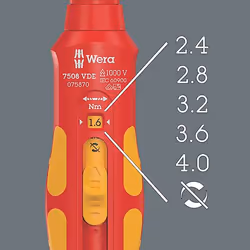 Wera 05075870001 chiave dinamometrica Nm - Vista aggiuntiva 4