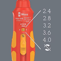 Wera 05075876001 chiave dinamometrica Nm - Vista aggiuntiva 5