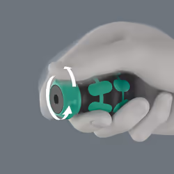 Wera Kraftform Kompakt Stubby magazine RA 1 Cacciavite con punte multiple Cacciavite dritto - Vista aggiuntiva 5
