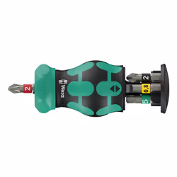 Wera Kraftform Kompakt Stubby magazine RA 2, 6 pz, 115 mm, 175 g