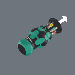 Wera Kraftform Kompakt Stubby magazine RA 2 supporto per punta di cacciavite 6 pz - Vista aggiuntiva 6