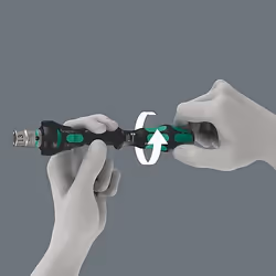 Wera 05135881001 chiave a cricchetto 1 pz Nero, Verde - Vista aggiuntiva 5