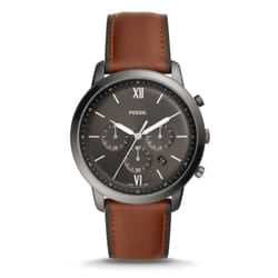 Fossil FS5512P orologio Orologio da polso Maschio Quarzo Nero, Grigio