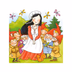 Goki 57542 Puzzle a blocchi 9 pz Cartoni