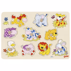 Goki 57838, 10 pz, Animali, 1 anno/i