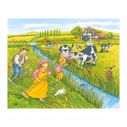 Goki 57839 Puzzle a blocchi 12 pz Fattoria - Vista aggiuntiva 4
