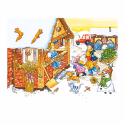 Goki 57839 Puzzle a blocchi 12 pz Fattoria - Vista aggiuntiva 5