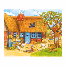 Goki 57839 Puzzle a blocchi 12 pz Fattoria - Vista aggiuntiva 6