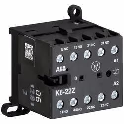 ABB K6-22Z-84, Nero, IEC/EN 60947-1 IEC/EN 60947-4-1 IEC/EN 60947-5-1 UL 60947-1 UL 60947-4-1, 52,5 x 46,5 x 57,5 mm, -25 - 5 ...