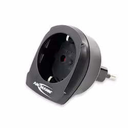 Ansmann 1250-0005 adattatore per presa di corrente Tipo L (IT) Tipo F Nero