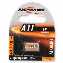 Ansmann A 11, Batteria monouso, Alcalino, 6 V, 1 pz, Arancione, Blister