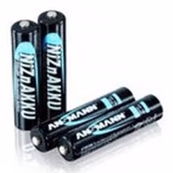 Ansmann 1321-0001, Batteria ricaricabile, Mini Stilo AAA, Nichel-Zinco (NiZn), 1,65 V, 4 pz, 550 mAh