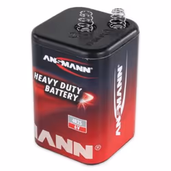 Ansmann 1500-0003, Batteria monouso, 6V, Zinco-Carbonio, 6 V, 1 pz, 9000 mAh