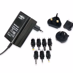 Ansmann APS 1000, 12 W, 1 A, 3V / 4.5V / 5V / 6V / 7.5V / 9V / 12V, Nero