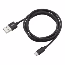 Ansmann 1700-0076, 1,2 m, USB A, Micro-USB B, Maschio/Maschio, 0,48 Gbit/s, Nero