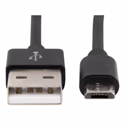 Ansmann 1700-0076 cavo USB 1,2 m USB A Micro-USB B Nero