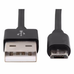 Ansmann 1700-0077 cavo USB USB 2.0 0,2 m USB A Micro-USB B Nero