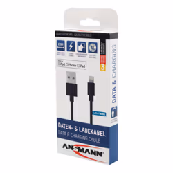 Ansmann 1700-0079 cavo Lightning 2 m Nero - Vista aggiuntiva 5