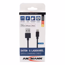 Ansmann 1700-0079 cavo Lightning 2 m Nero - Vista aggiuntiva 6