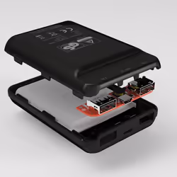 Ansmann 10.8 mini Polimeri di litio (LiPo) 10000 mAh Nero