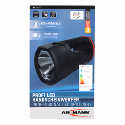 Ansmann HS20R Pro Nero, Rosso Torcia a mano LED - Vista aggiuntiva 4