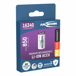 Ansmann 1300-0015 batteria per uso domestico Batteria ricaricabile 16340 Ioni di Litio - Vista aggiuntiva 7