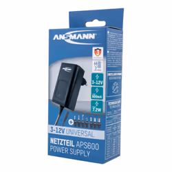 Ansmann APS 600 adattatore e invertitore Nero - Vista aggiuntiva 7
