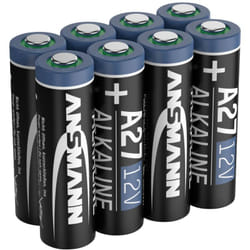 A27 Batteria speciale 27 a Alcalina/manganese 12 v 8 pz. - Ansmann