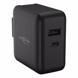 Ansmann 1001-0140 Caricabatterie per dispositivi mobili Telefono cellulare, Computer portatile, Tablet Nero AC Interno