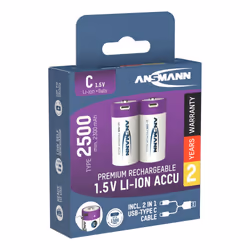 Ansmann 1313-0004 batteria per uso domestico Batteria ricaricabile C Ioni di Litio - Vista aggiuntiva 6