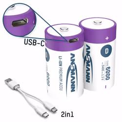 Ansmann 1314-0005 batteria per uso domestico Batteria ricaricabile D Ioni di Litio - Vista aggiuntiva 7