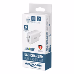 Ansmann 1001-0186 Caricabatterie per dispositivi mobili Tablet, Smartphone Bianco AC Ricarica rapida Interno - Vista aggiuntiva 5
