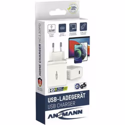 Ansmann 1001-0190 Caricabatterie per dispositivi mobili Tablet, Smartphone, Computer portatile, Orologio intelligente, Cuffie, Auricolare Bianco AC Interno - Vista aggiuntiva 3