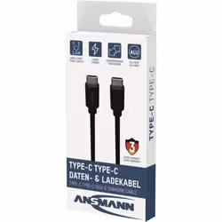 Ansmann 1700-0207 cavo USB 1,2 m USB C 480 Gbit/s Nero - Vista aggiuntiva 2