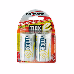 Ansmann 5035362, D, Nichel-Metallo Idruro (NiMH), 1,2 V, 8500 mAh, 33 x 33 x 61,5 mm