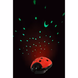 Ansmann Starlight luce da notte per bambino Nero, Rosso