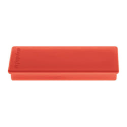 Magnetoplan - Magnete rettangolare L55xP22xS8mm rosso (Per 10)