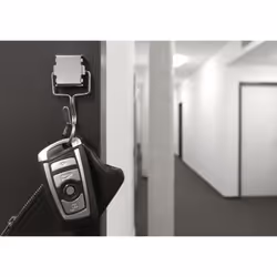 Magnetoplan 16667 gancio di stoccaggio domestico Interno Gancio universale Acciaio satinato 1 pz