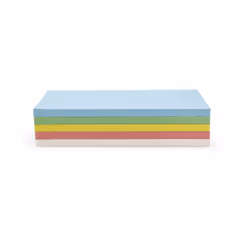 Magnetoplan 111151590, Blu, Verde, Rosa, Bianco, Giallo, Rettangolo, 200 mm, 95 mm, 250 pz