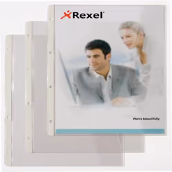 Rexel Cartellina documenti A4+ con aletta - trasparente (5)