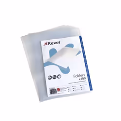 Rexel Busta ad L A4 Goffrata - Trasparente (100)