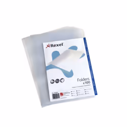 Rexel Busta ad L A4 Goffrata - Trasparente (100)