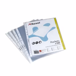 Rexel Buste a Perforazione Universale A4 Goffrate - Lisce (100)