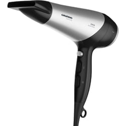Grundig HD 6080 B asciuga capelli 2200 W Nero, Argento