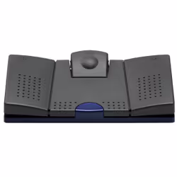 Grundig 540 USB, PC, Cablato, Pulsanti, Nero, Blu