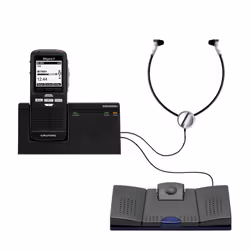 Grundig Digta 7 Stand-Alone Kit, 25 h, Quality Play (QP), Standard Play (SP), DSS, MP3, WAV, 200 - 7500 Hz, 64 - 192 Kbit/s, ...