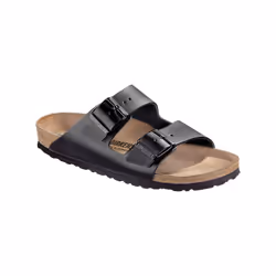 Sandalo unisex in pelle naturale di alta qualità, modello Arizona di Birkenstock.